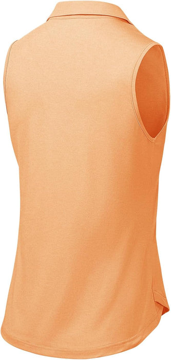 BGOWATU Women's Sleeveless Golf Polo Shirts Collared V Neck Tennis Tank Tops UPF 50+ Quick Dry Lightweight