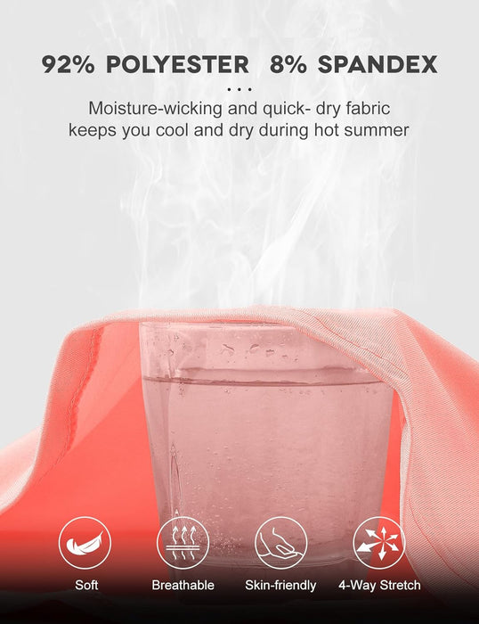 BGOWATU Women's Short Sleeve Golf Tennis Polo Shirts V Neck Collared Workout Tops UV Protection Dry Fit