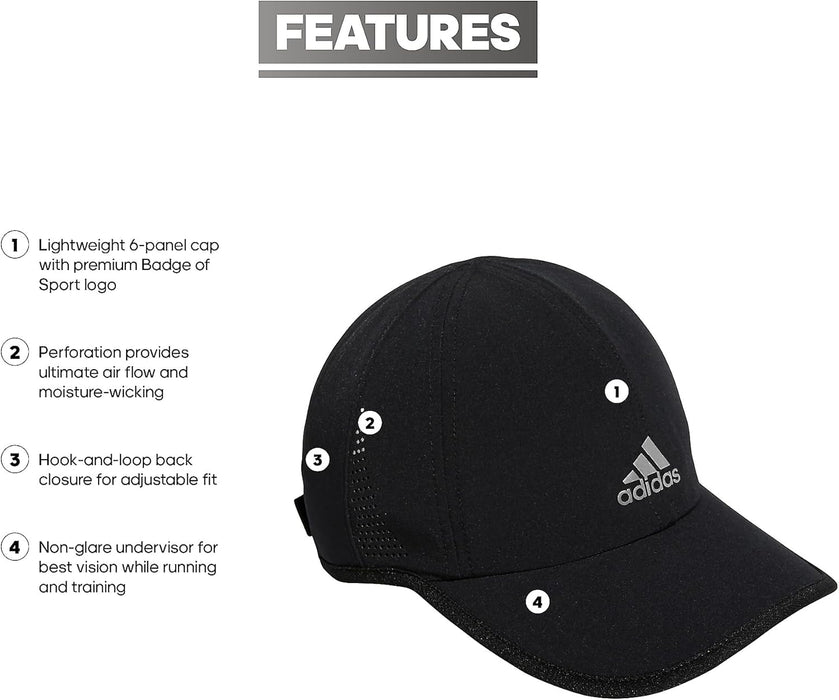 adidas Women's Superlite Hat, relaxed-fit adjustable workout sports cap