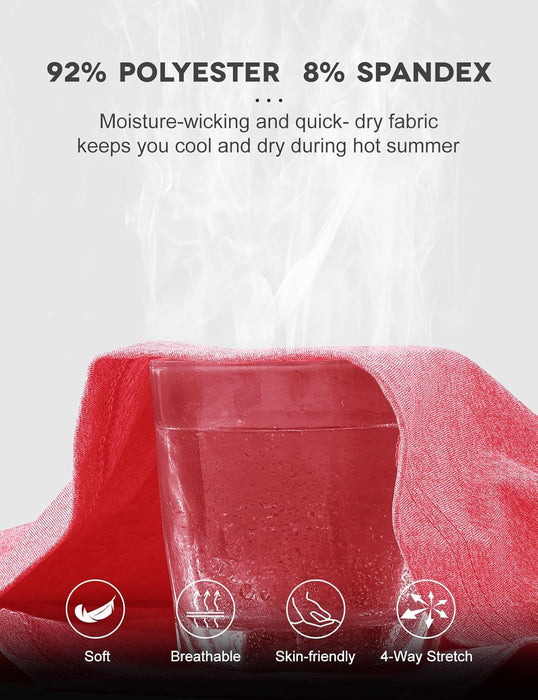 BGOWATU Women's Short Sleeve Golf Tennis Polo Shirts V Neck Collared Workout Tops UV Protection Dry Fit