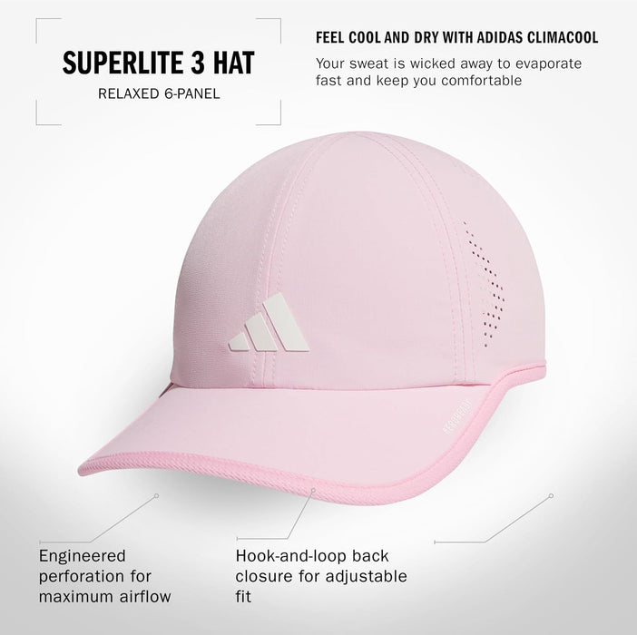 adidas Women's Superlite Hat, relaxed-fit adjustable workout sports cap