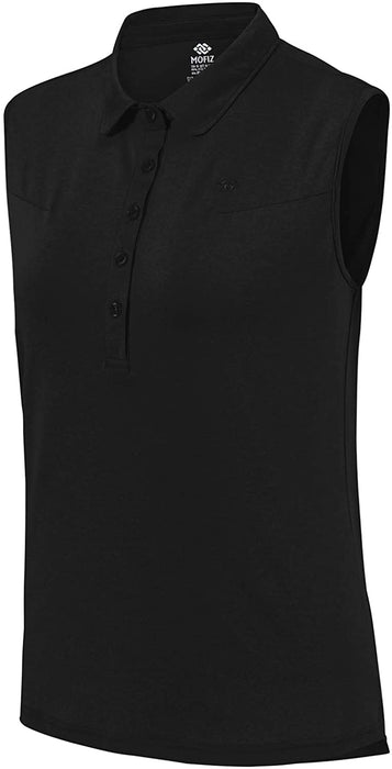 AjezMax Women's Golf Sleeveless Polo Quick-Drying Sports Shirts
