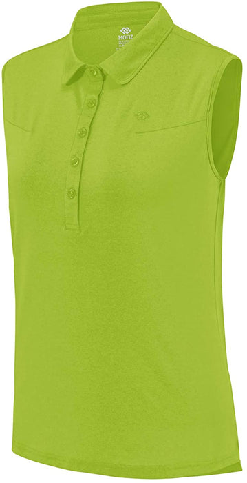 AjezMax Women's Golf Sleeveless Polo Quick-Drying Sports Shirts