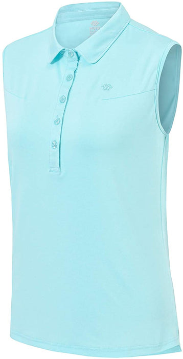 AjezMax Women's Golf Sleeveless Polo Quick-Drying Sports Shirts