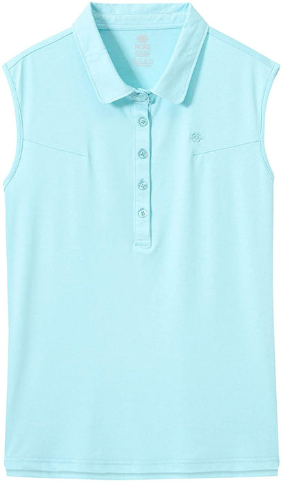 AjezMax Women's Golf Sleeveless Polo Quick-Drying Sports Shirts