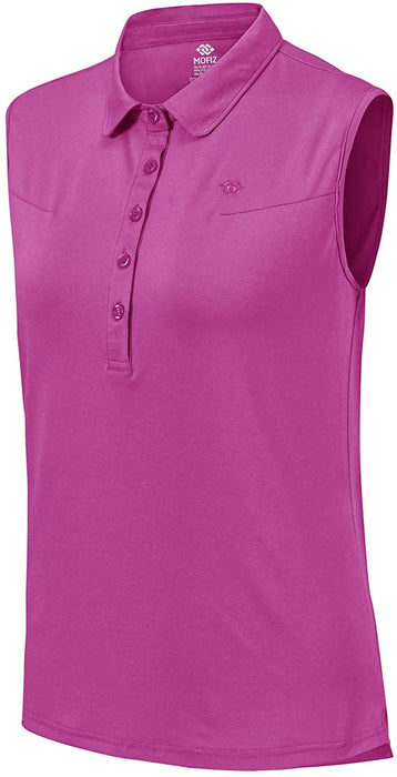 AjezMax Women's Golf Sleeveless Polo Quick-Drying Sports Shirts