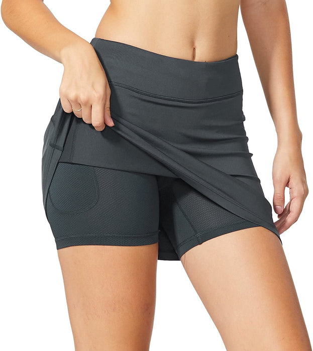 BALEAF Women's Golf Skirt Athletic with Shorts Pockets
