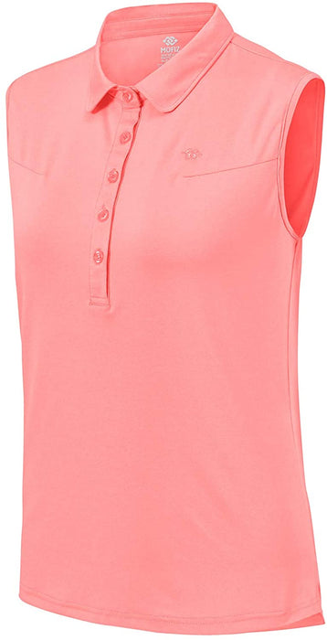 AjezMax Women's Golf Sleeveless Polo Quick-Drying Sports Shirts