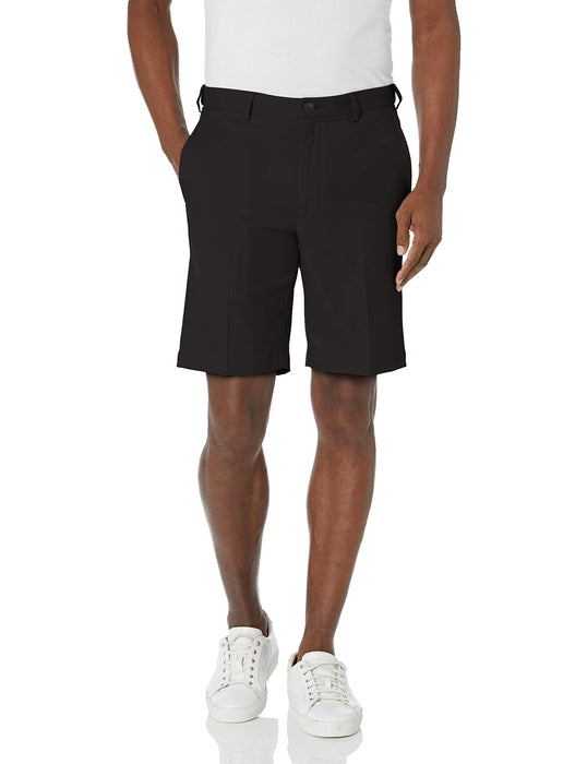 Haggar Men's Cool 18 Pro Straight Fit Stretch Solid Flat Front Short
