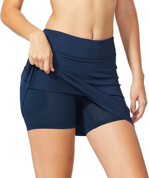 BALEAF Women's Golf Skirt Athletic with Shorts Pockets