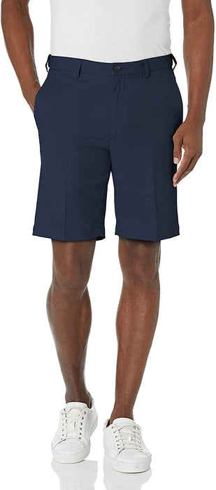 Haggar Men's Cool 18 Pro Straight Fit Stretch Solid Flat Front Short