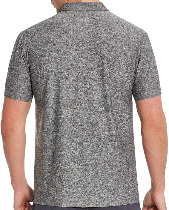 COSSNISS Men's Dry Fit Golf Polo Shirt