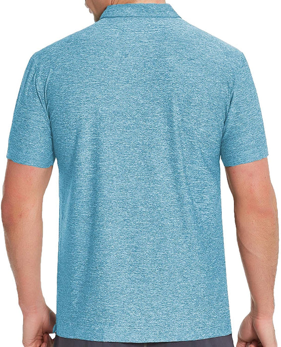 COSSNISS Men's Dry Fit Golf Polo Shirt