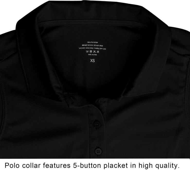 CQC Women's Golf Tennis Sleeveless Polo Shirts