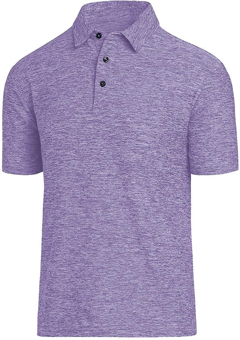 COSSNISS Men's Dry Fit Golf Polo Shirt
