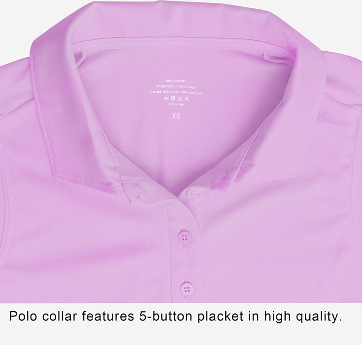 CQC Women's Golf Tennis Sleeveless Polo Shirts