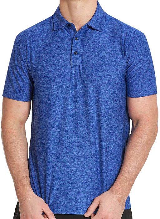 COSSNISS Men's Dry Fit Golf Polo Shirt
