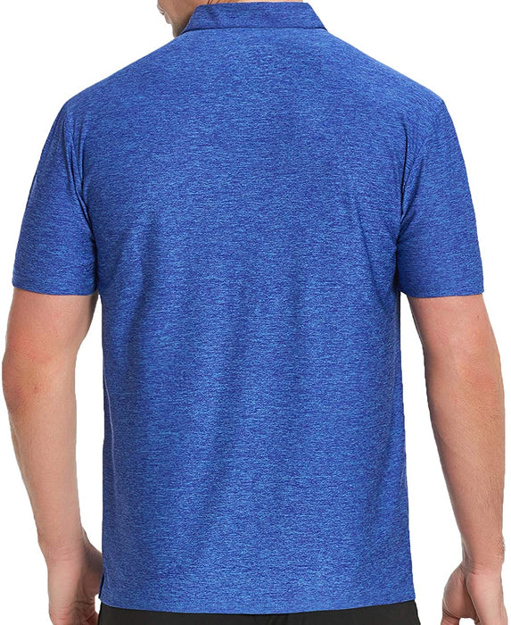COSSNISS Men's Dry Fit Golf Polo Shirt