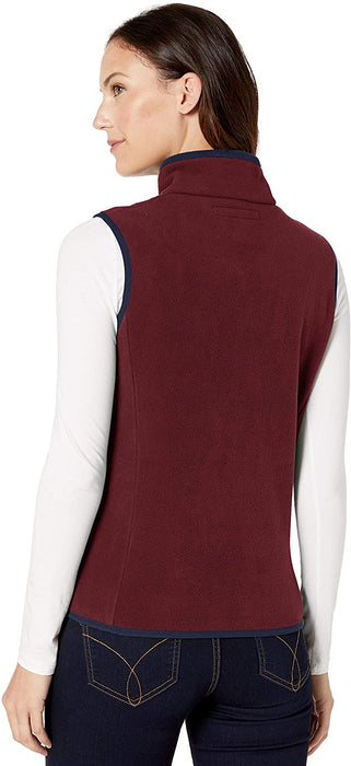 Women's Classic Fit Sleeveless Full-Zip Polar Soft Fleece Vest
