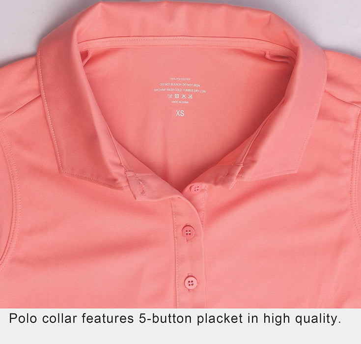 CQC Women's Golf Tennis Sleeveless Polo Shirts
