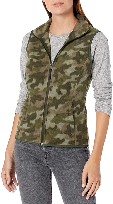 Women's Classic Fit Sleeveless Full-Zip Polar Soft Fleece Vest
