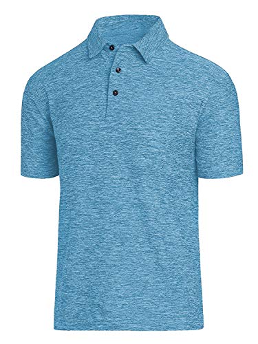 COSSNISS Men's Dry Fit Golf Polo Shirt
