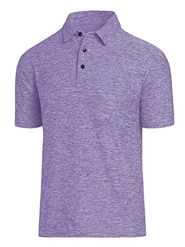 COSSNISS Men's Dry Fit Golf Polo Shirt