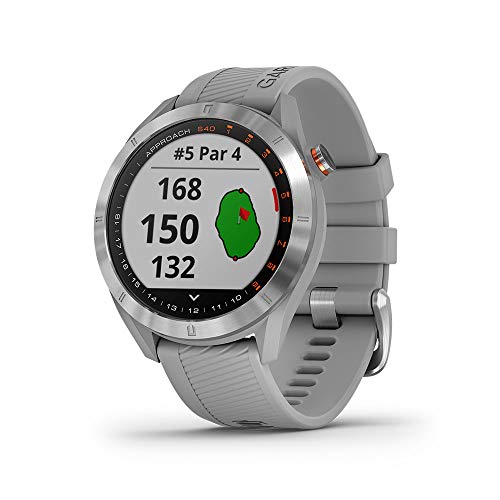 Garmin Approach S40, Stylish GPS Golf Smartwatch, Lightweight with Touchscreen Display, Black