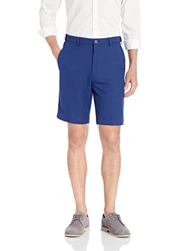 Haggar Men's Cool 18 Pro Straight Fit Stretch Solid Flat Front Short