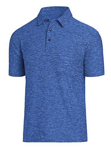 COSSNISS Men's Dry Fit Golf Polo Shirt