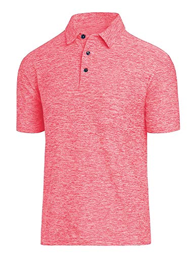 COSSNISS Men's Dry Fit Golf Polo Shirt
