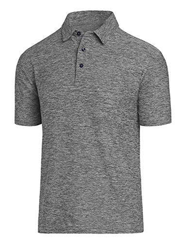 COSSNISS Men's Dry Fit Golf Polo Shirt