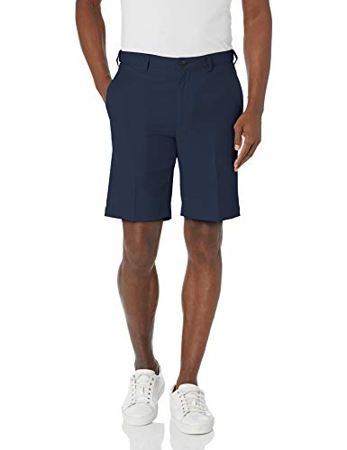 Haggar Men's Cool 18 Pro Straight Fit Stretch Solid Flat Front Short