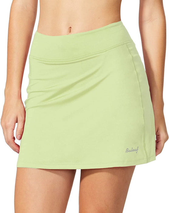 BALEAF Women's Golf Skirt Athletic with Shorts Pockets
