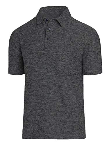 COSSNISS Men's Dry Fit Golf Polo Shirt