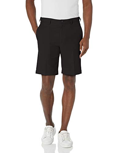 Haggar Men's Cool 18 Pro Straight Fit Stretch Solid Flat Front Short