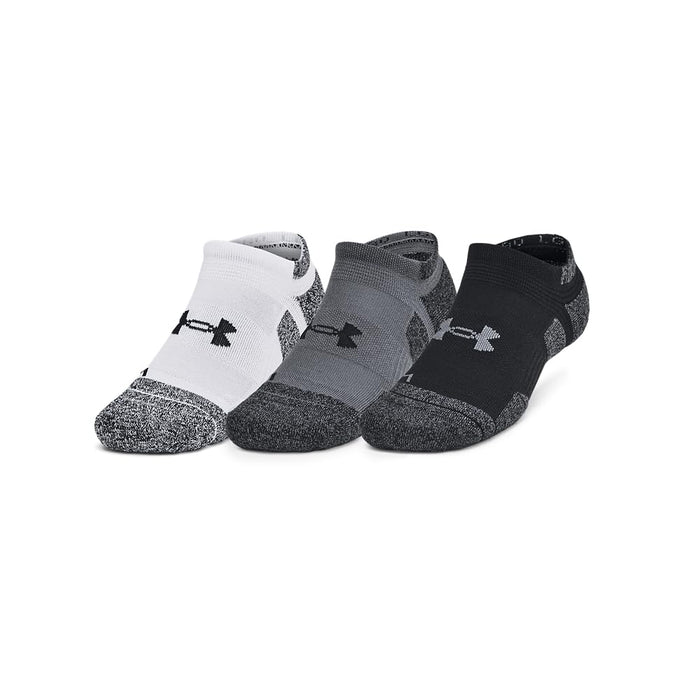 Under Armour Unisex Adult Performance Tech Pro No Show Socks (3 Pairs)