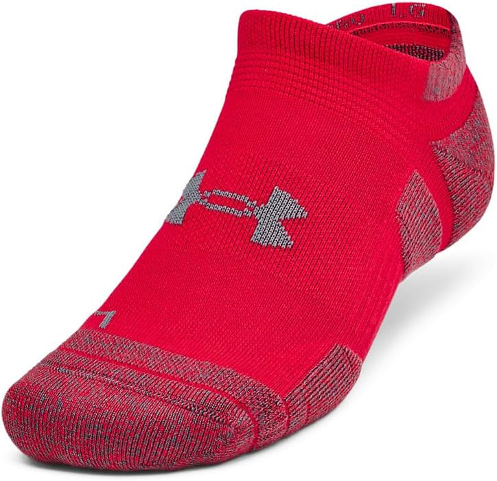 Under Armour Unisex Adult Performance Tech Pro No Show Socks (3 Pairs)