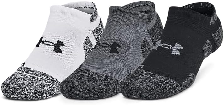 Under Armour Unisex Adult Performance Tech Pro No Show Socks (3 Pairs)