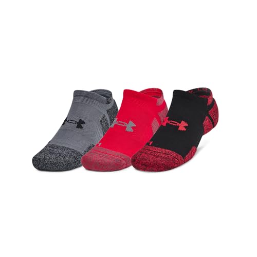 Under Armour Unisex Adult Performance Tech Pro No Show Socks (3 Pairs)