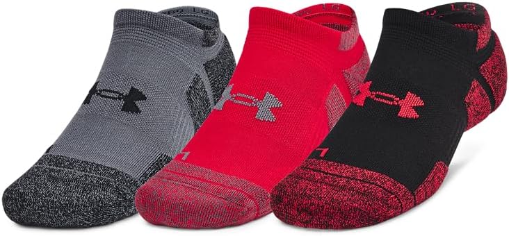 Under Armour Unisex Adult Performance Tech Pro No Show Socks (3 Pairs)