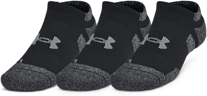 Under Armour Unisex Adult Performance Tech Pro No Show Socks (3 Pairs)