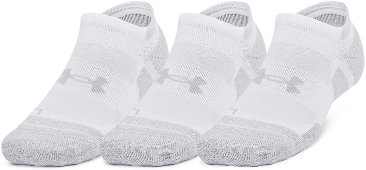 Under Armour Unisex Adult Performance Tech Pro No Show Socks (3 Pairs)