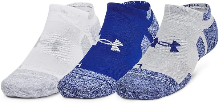 Under Armour Unisex Adult Performance Tech Pro No Show Socks (3 Pairs)