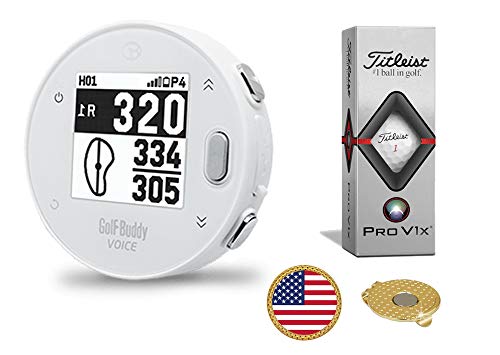 GolfBuddy Voice X Golf GPS/Rangefinder Bundle