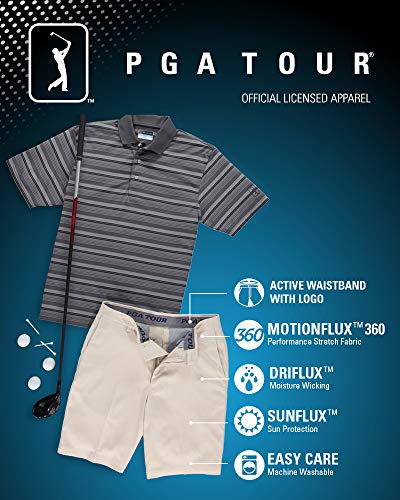  PGA TOUR Men's Flat Front Golf Pant with Expandable