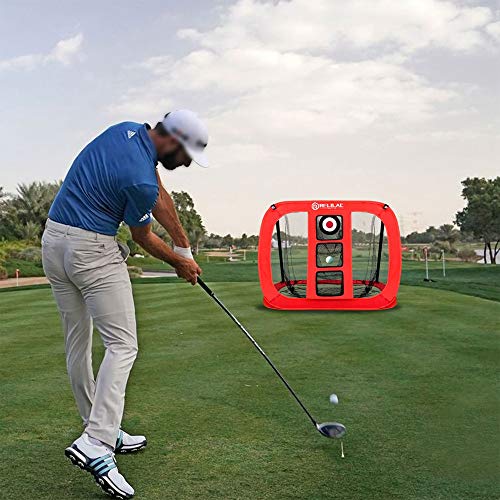 Relilac Pop Up Golf Chipping Net - Indoor/Outdoor Golfing Target Accessories for Backyard Accuracy and Swing Practice - Great Gifts for Men, Dad, Husband, Women, Kid, Golfers