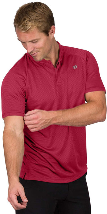 Three Sixty Six Collarless Golf Shirts for Men