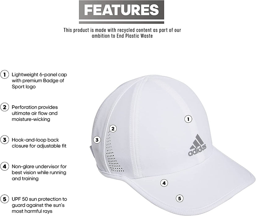 adidas Women's Superlite Relaxed Fit Performance Hat