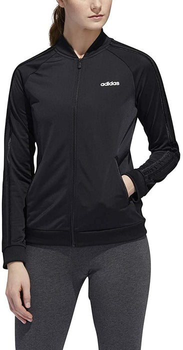 Adidas Climalite Women's Striped Logo Activewear Utility Jacket